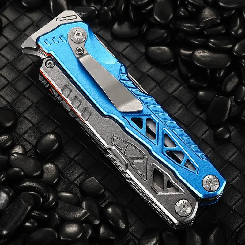 Camping Cooking Knife - คีมพับพกพาสำหรับใช้งานกลางแจ้ง คีมอเนกประสงค์สำหรับตั้งแคมป์ คีมอเนกประสงค์สำหรับรถยนต์ มีดคีมอเนกประสงค์ คีมอเนกประสงค์สำหรับสถานการณ์ฉุกเฉิน