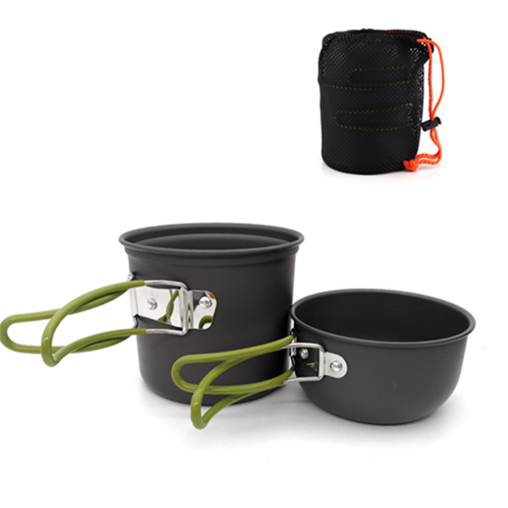 Camping Lightweight Cooking Pot - Pacoone Ultralight Camping Tableware ชุดอุปกรณ์ทำอาหาร ชุดอุปกรณ์ทำอาหาร