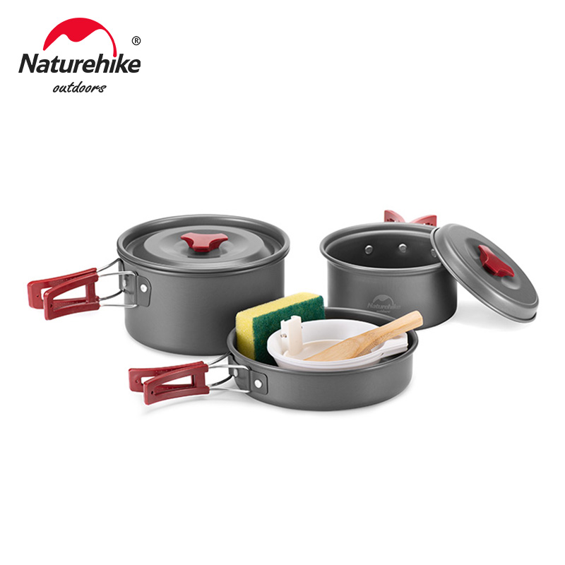Camping Cooking Trangia - Naturehike Camping หม้อ Ultralight Camping เครื่องครัว
