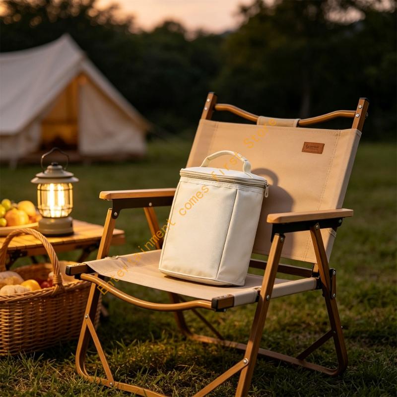Camping Cooking Gas Canister - กระเป๋าเก็บถังแก๊สพร้อมหูหิ้วสำหรับอุปกรณ์ตั้งแคมป์ 55KD
