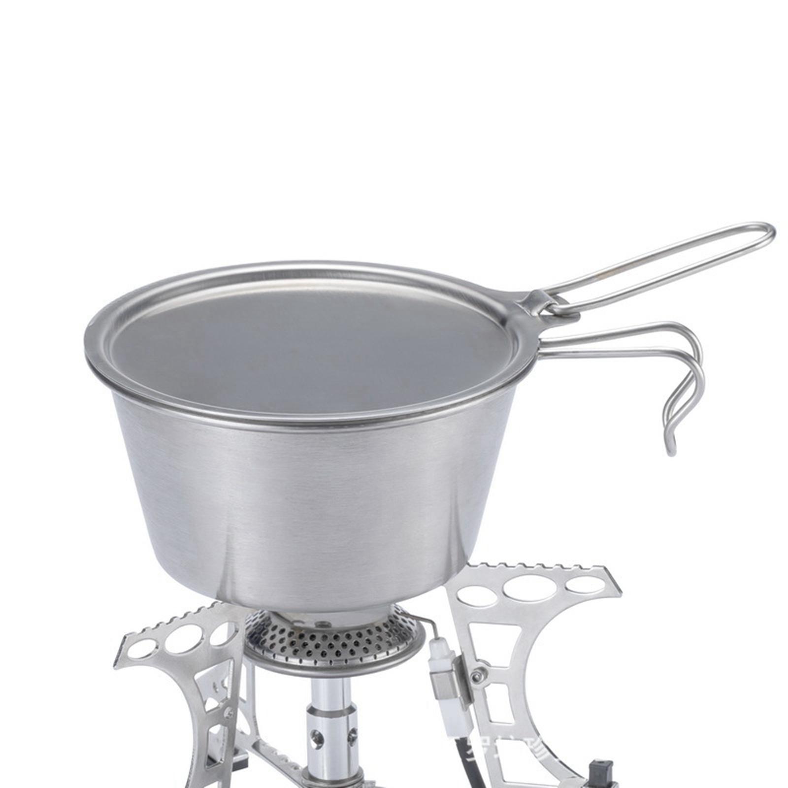 Camping Lightweight Cooking Pot - ฝาปิดหม้อสำหรับตั้งแคมป์น้ำหนักเบา ฝาครอบชาม จาน ภาชนะใส่อาหาร อุปกรณ์ทำอาหาร ฝาปิดกระทะ