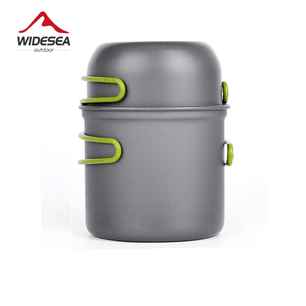 Camping Cooking Plate - Widesea Ultralight Camping อุปกรณ์ทําอาหารบนโต๊ะอาหารกลางแจ้งชุดหม้อเดินป่าปิกนิกท่องเที่ยวจานท่องเที่ยวอุปกรณ์อุปกรณ์