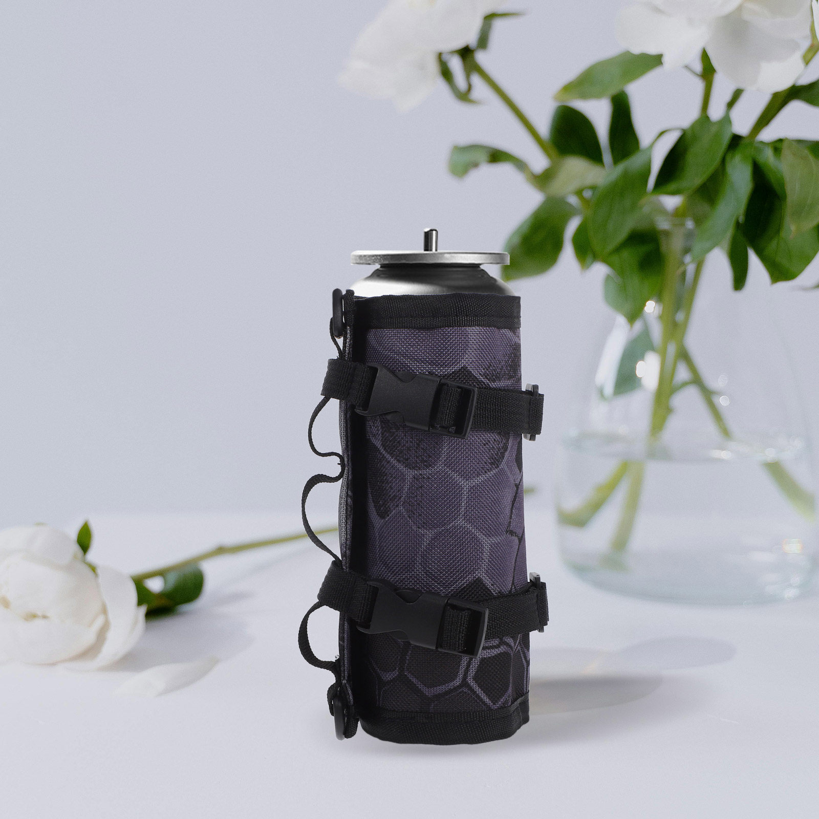 Camping Cooking Gas Canister - กระเป๋าเก็บโพรเพนแบบทนทานป้องกันการตกกระแทกสำหรับแคมป์ปิ้ง ถังแก๊สแบบพกพา ที่ใส่ขวดน้ำมันเชื้อเพลิง ขนาดกะทัดรัด สำหรับทำอาหารกลางแจ้ง