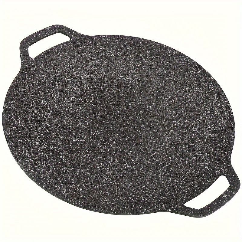 Camping Cooking Plate - 1pcs เหล็กหล่อกลางแจ้งกระทะย่าง Non-Stick เทปันยากิแผ่นสําหรับ Camping &