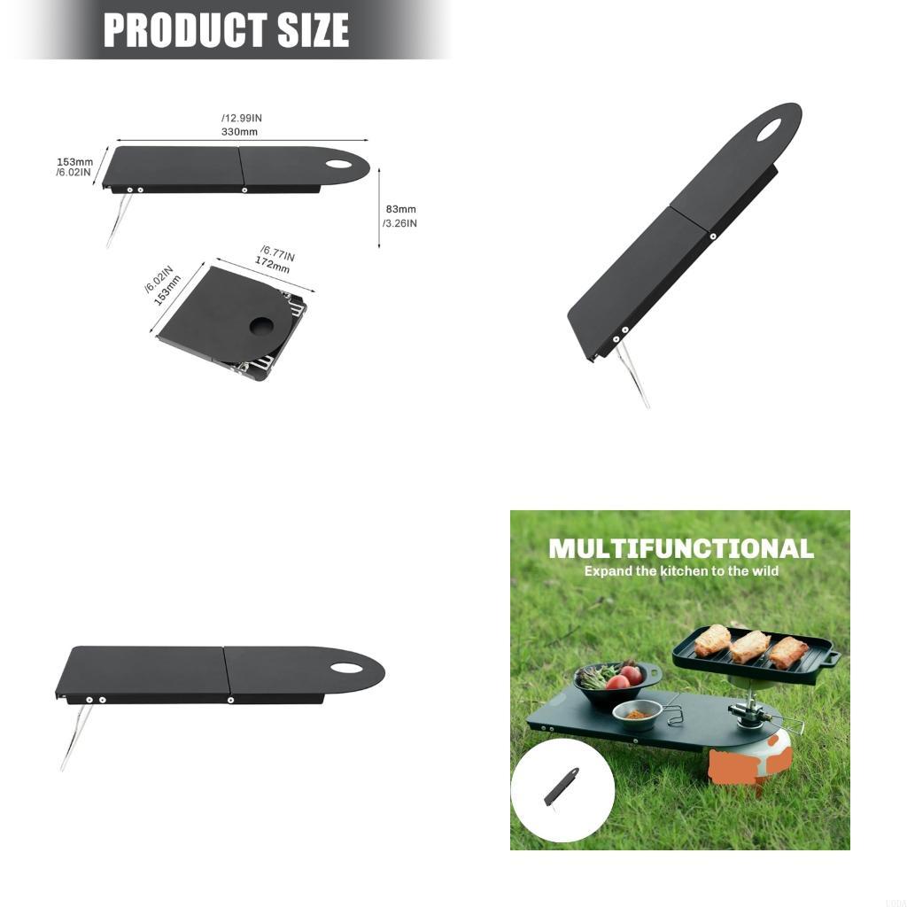 Camping Cooking Table Foldable - โต๊ะพับอเนกประสงค์ โต๊ะโลหะ โต๊ะกลาง เหมาะสำหรับทั้ง Indoor และ