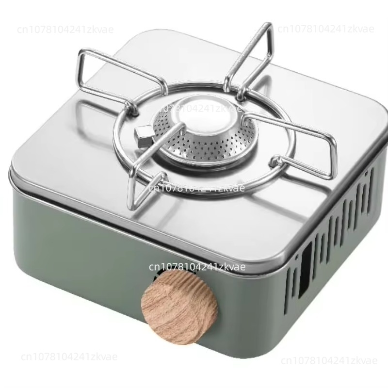 Camping Cooking Gas Canister - เตาแก๊สปิคนิคแบบพกพาพร้อมกระเป๋า สำหรับทำอาหารในร่มและกลางแจ้ง เหมาะสำหรับการใช้งานในกรณีฉุกเฉิน ไม่รวมกระป๋องแก๊ส