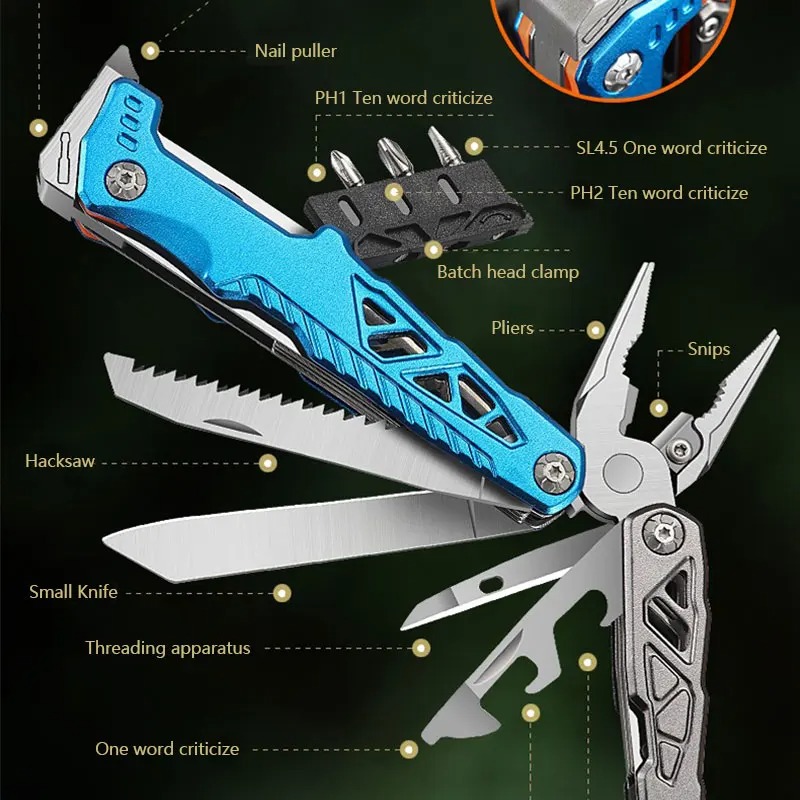 คีมพับพกพาสำหรับใช้งานกลางแจ้ง - Camping Cooking Knife บทวิจารณ์และราคา