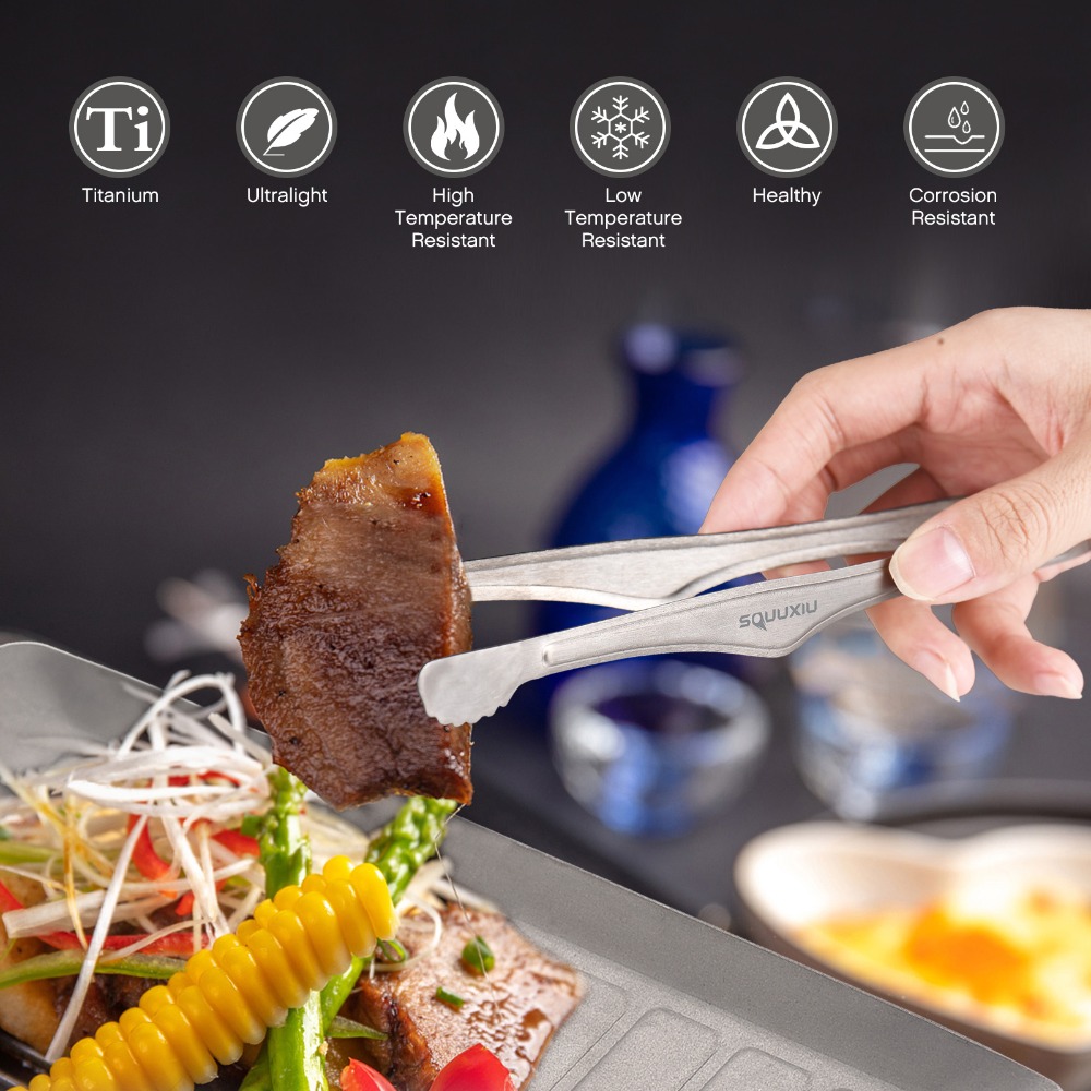 กระทะย่างไทเทเนียมทนทาน น้ำหนั - Camping Cooking Lightweight บทวิจารณ์และราคา