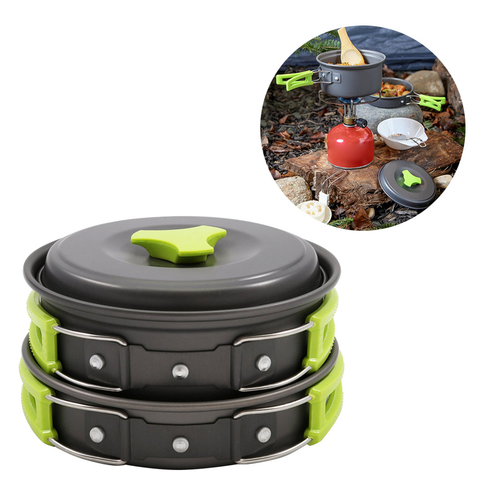 ชุดเครื่องครัวสำหรับตั้งแคมป์น - Camping Lightweight Cooking Pot บทวิจารณ์และราคา