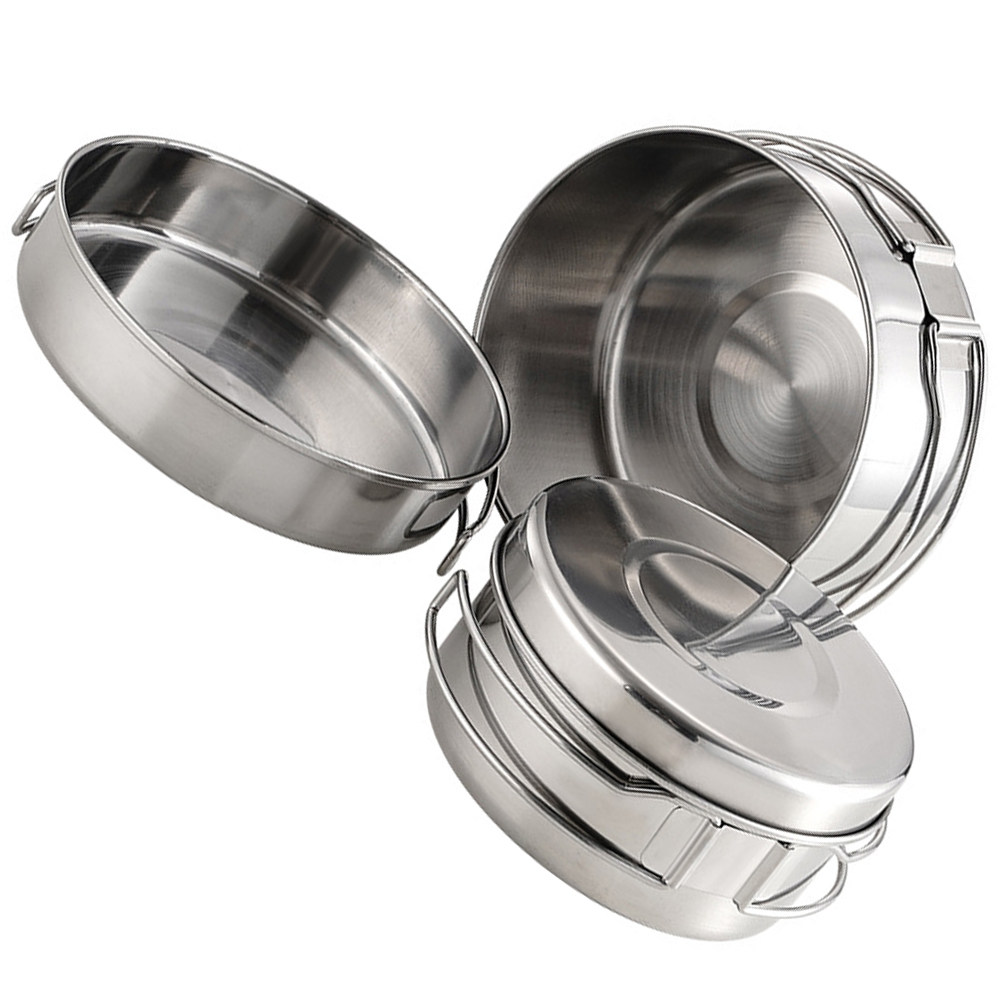 ชุดเครื่องครัวแคมป์ปิ้งสแตนเลส - Camping Cooking Lightweight บทวิจารณ์และราคา