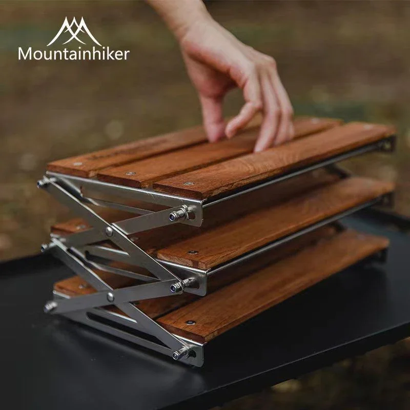 MOUNTAINHIKER ชั้นวางของสามชั้ - Camping Cooking Table Foldable บทวิจารณ์และราคา
