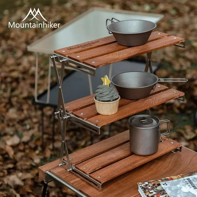 MOUNTAINHIKER ชั้นวางของสามชั้ - Camping Cooking Table Foldable บทวิจารณ์และราคา