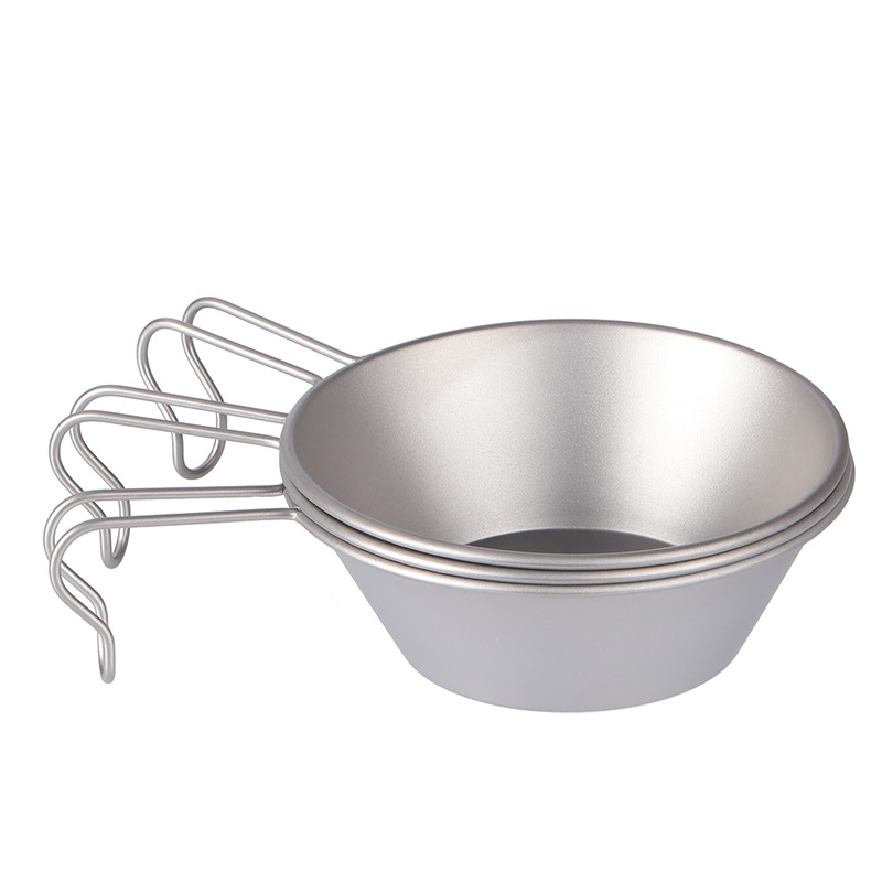(1 ชิ้น) ชามไทเทเนียมอเนกประสง - Camping Cooking Lightweight บทวิจารณ์และราคา