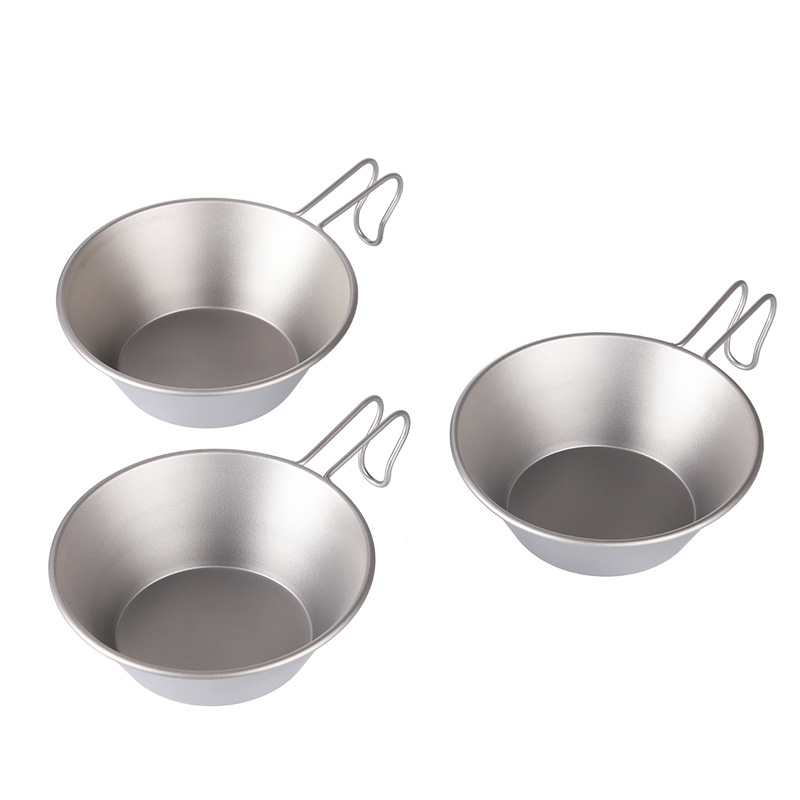 (1 ชิ้น) ชามไทเทเนียมอเนกประสง - Camping Cooking Lightweight บทวิจารณ์และราคา