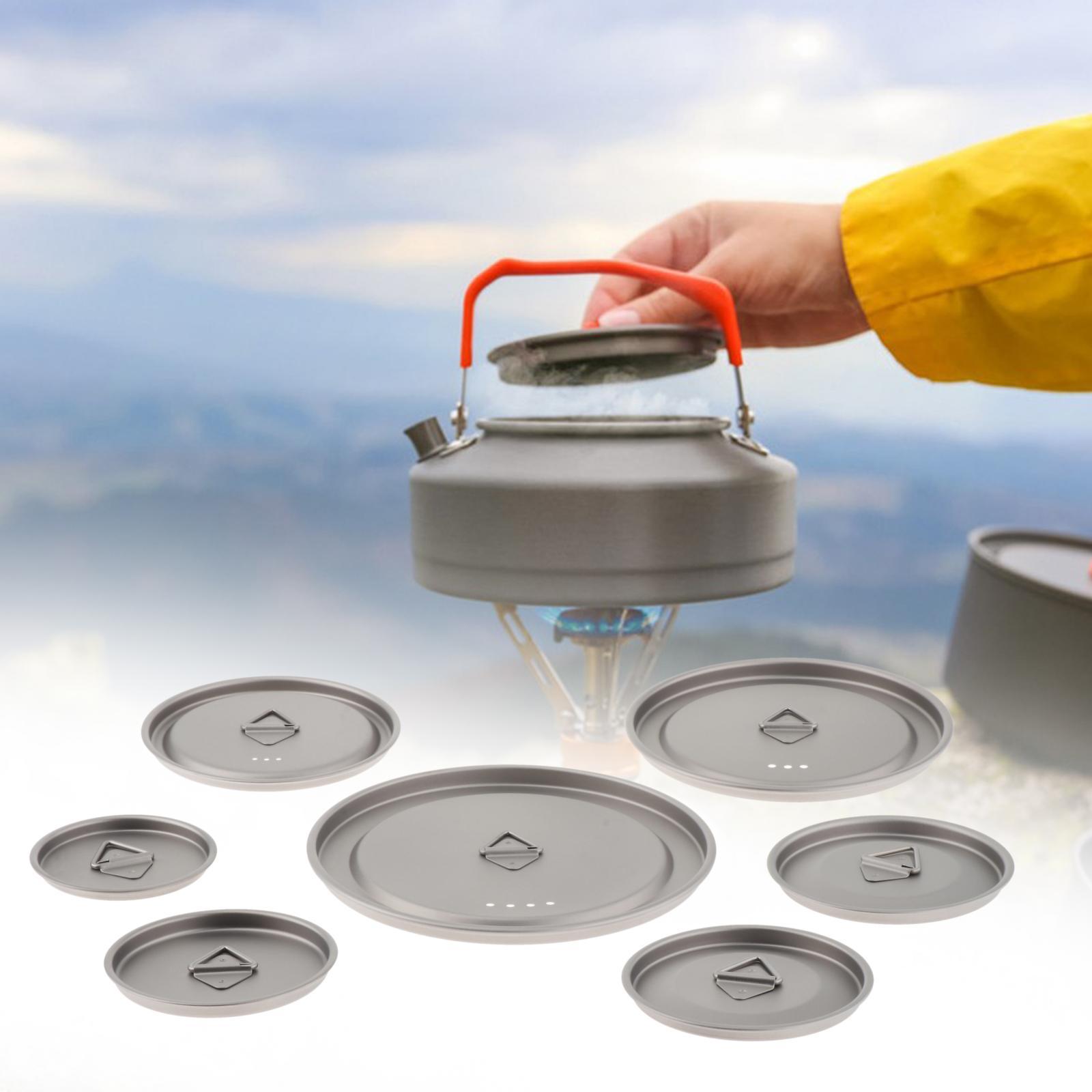 ไทเทเนียมกลางแจ้งฝาแก้วเครื่อง - Camping Cooking And Drinking บทวิจารณ์และราคา