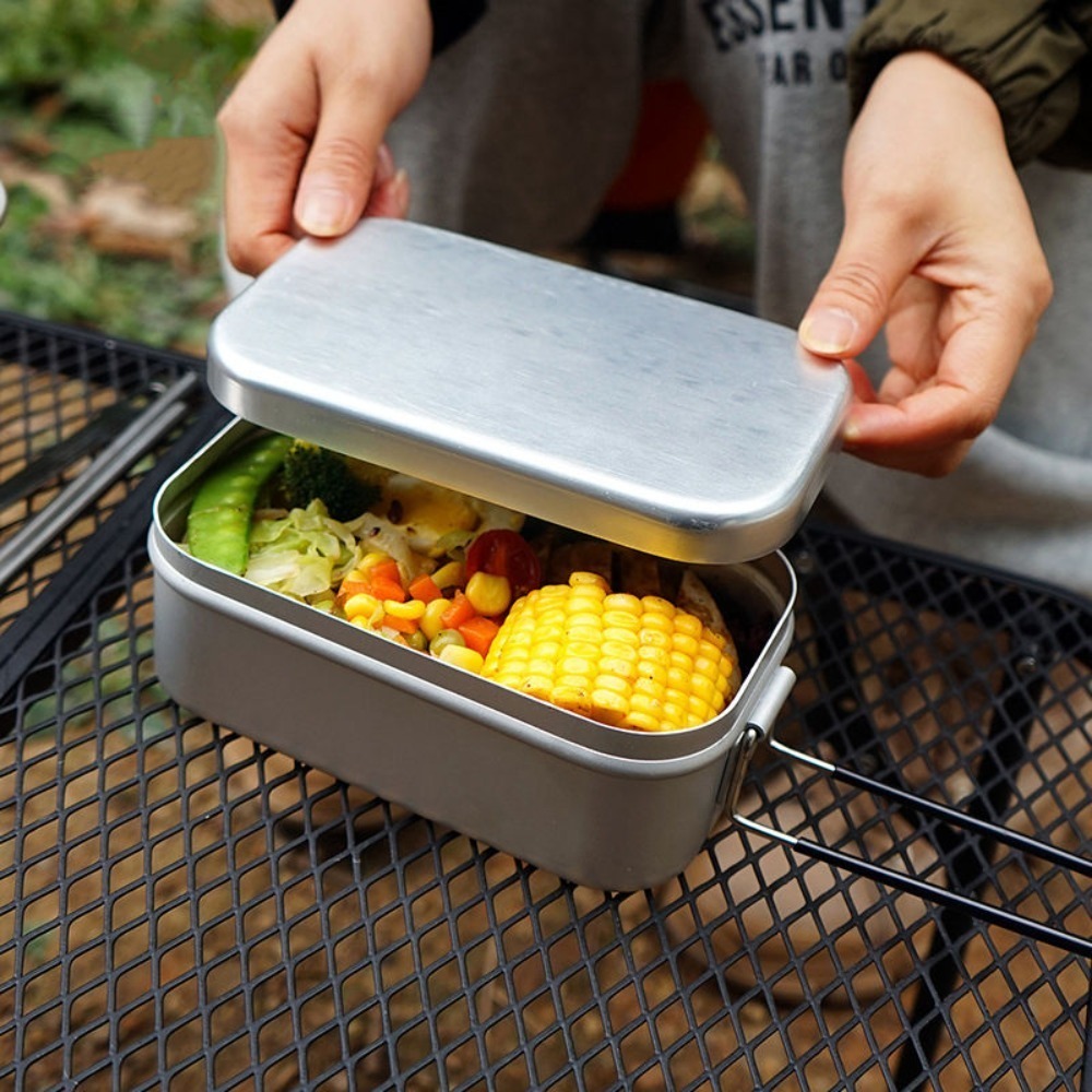 ชุดอุปกรณ์บนโต๊ะอาหารน้ำหนักเบ - Camping Cooking Sets บทวิจารณ์และราคา