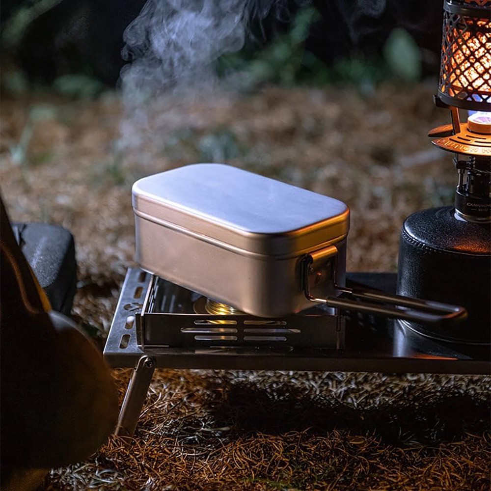 ชุดอุปกรณ์บนโต๊ะอาหารน้ำหนักเบ - Camping Cooking Sets บทวิจารณ์และราคา