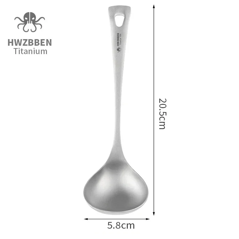 ช้อนซุปไททาเนียมกลางแจ้ง hwzbb - Camping Cooking Utensils Kit บทวิจารณ์และราคา