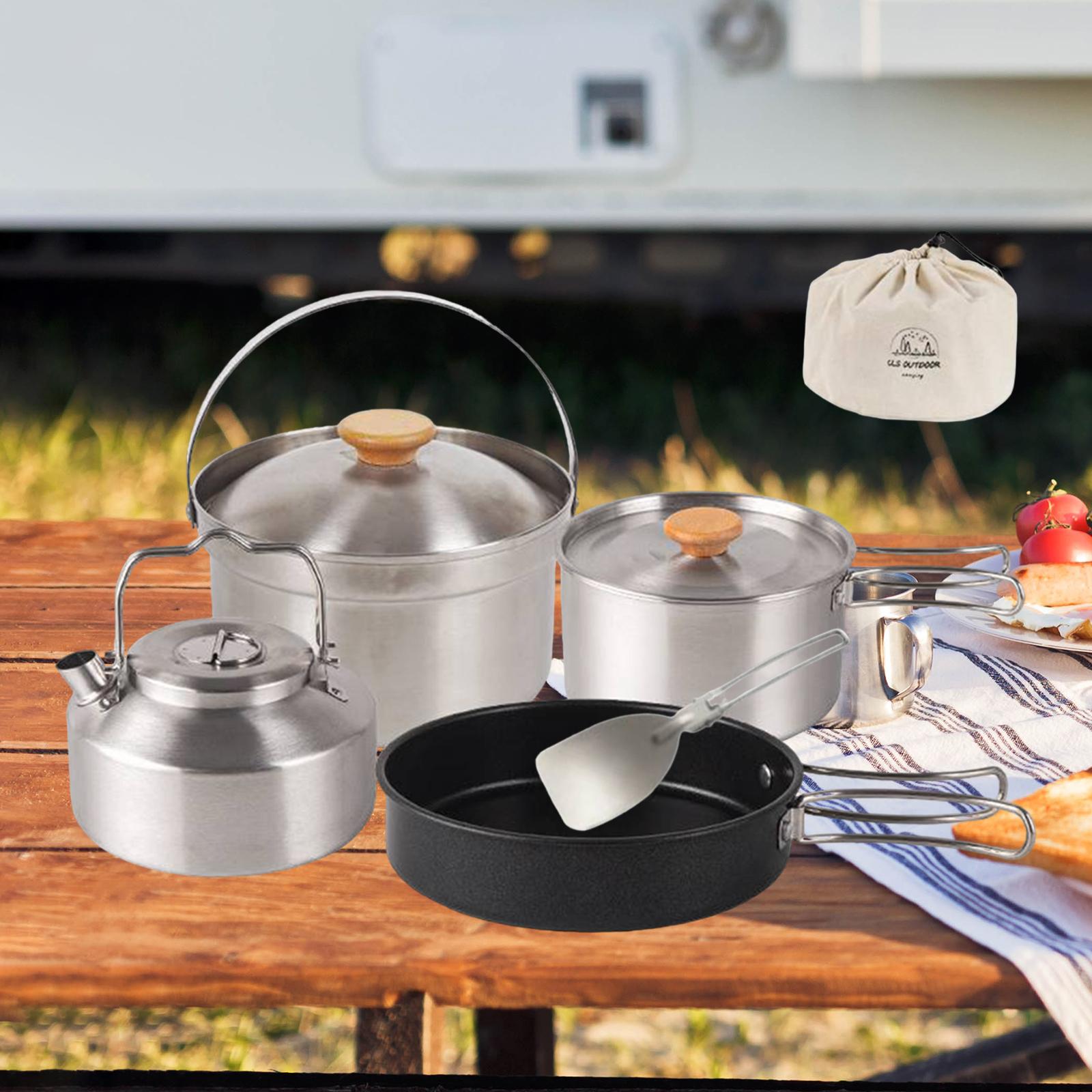 ชุดเครื่องครัวสำหรับตั้งแคมป์  - Camping Cooking Kettle บทวิจารณ์และราคา