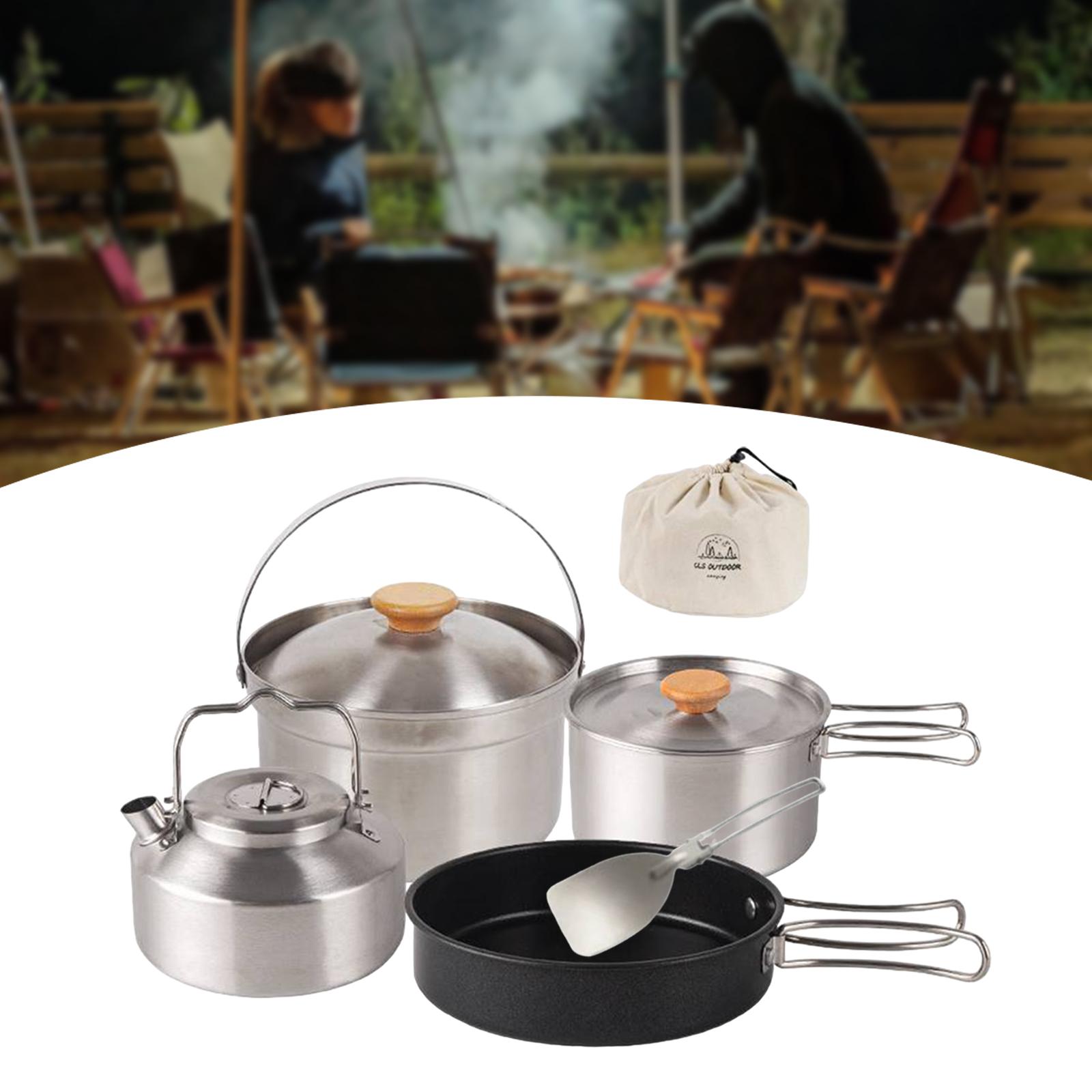 ชุดเครื่องครัวสำหรับตั้งแคมป์  - Camping Cooking Kettle บทวิจารณ์และราคา