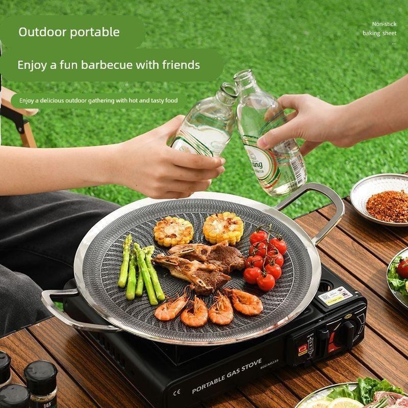 กระทะย่างบาร์บีคิวอเนกประสงค์ส - Camping Cooking With Gas บทวิจารณ์และราคา
