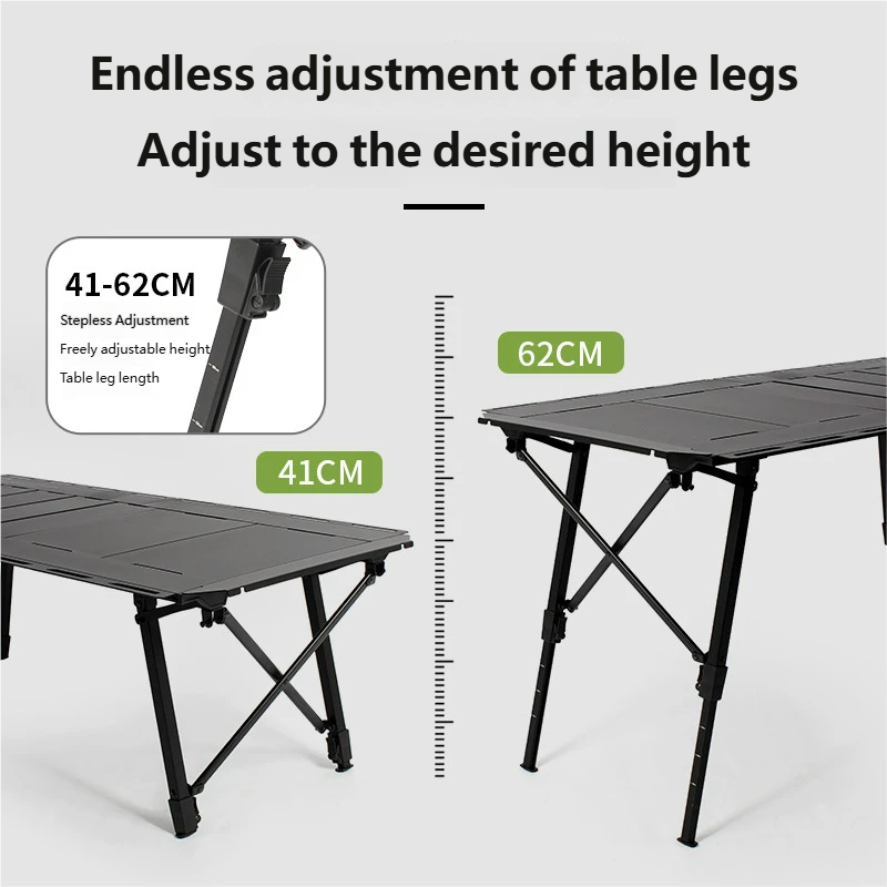 โต๊ะพับอลูมิเนียมอัลลอยแบบพกพา - Camping Cooking Area บทวิจารณ์และราคา