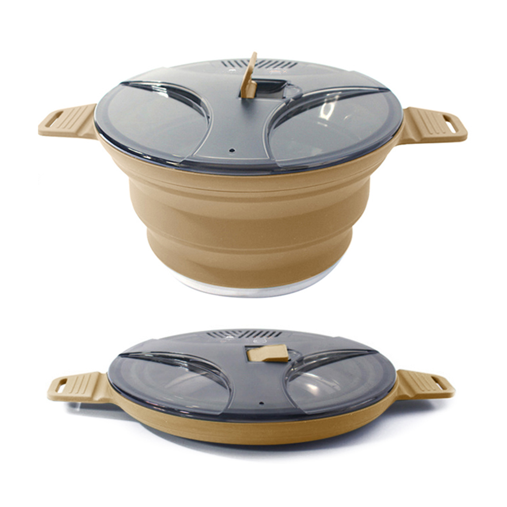หม้อพับได้แบบพกพาสำหรับตั้งแคม - Camping Cooking Open Fire บทวิจารณ์และราคา