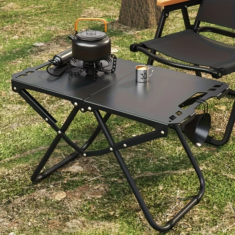 โต๊ะพับสำหรับตั้งแคมป์แบบพกพา, - Camping Cooking Table Foldable บทวิจารณ์และราคา