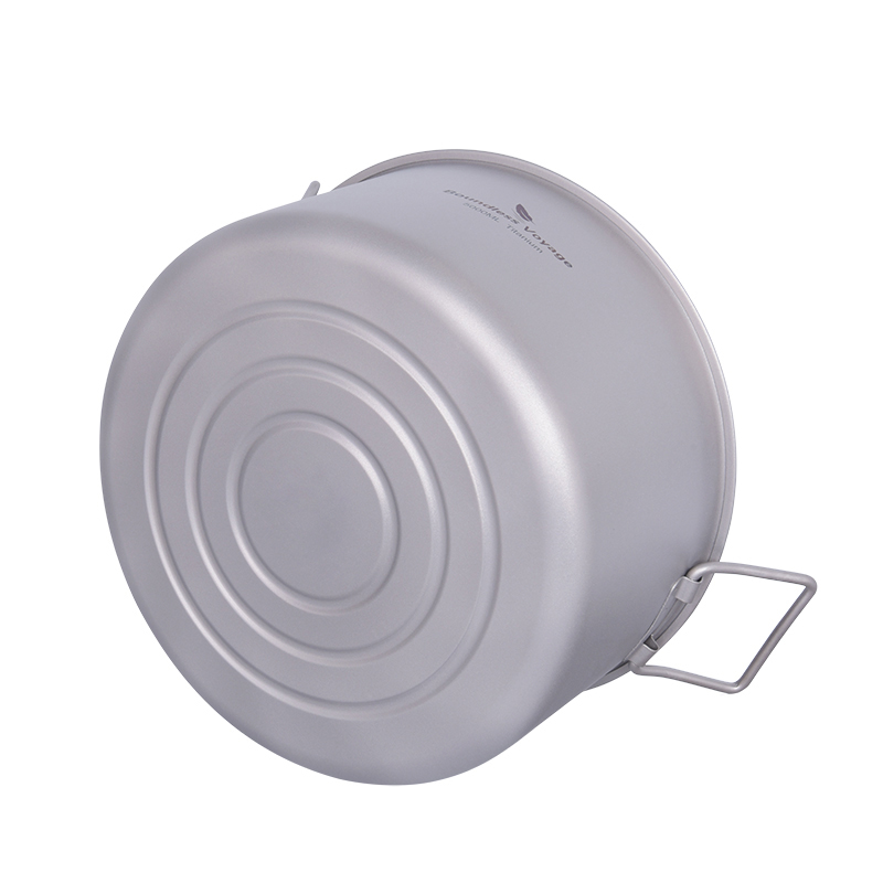 หม้อไทเทเนียมไร้ขอบเขตการเดินท - Camping Cooking Pot Large บทวิจารณ์และราคา