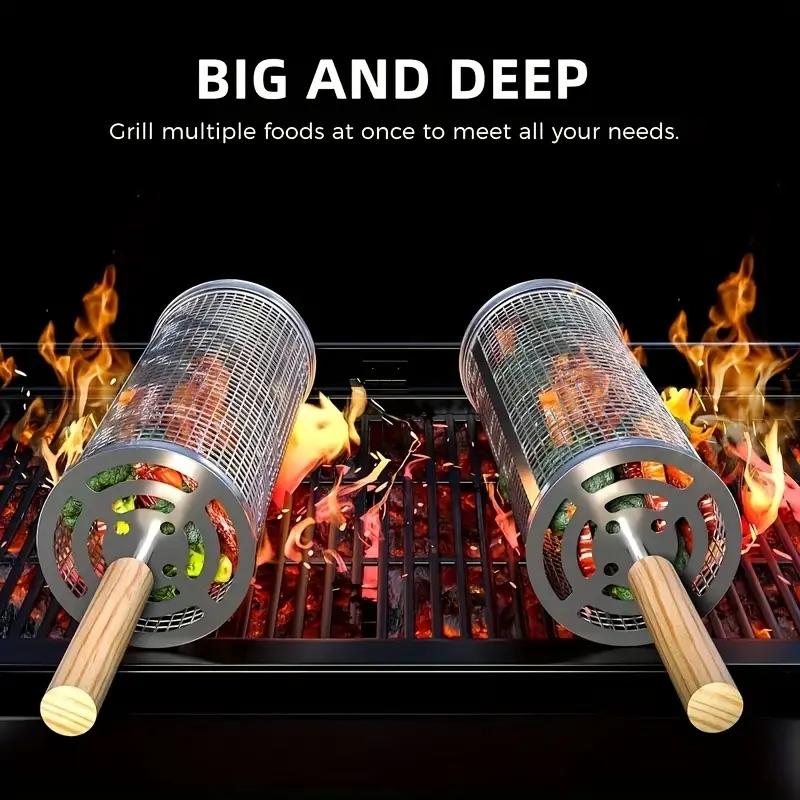 ชุดตะกร้าย่างบาร์บีคิวทรงกลมทำ - Camping Cooking Area บทวิจารณ์และราคา