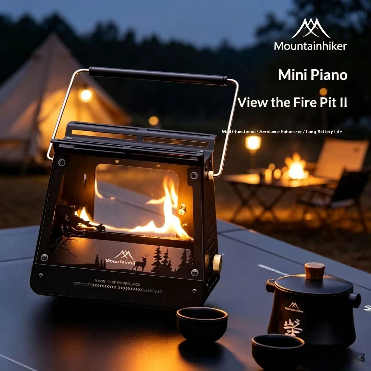 เตาแก๊สพกพา MOUNTAINHIKER สำหร - Camping Cooking Open Fire บทวิจารณ์และราคา