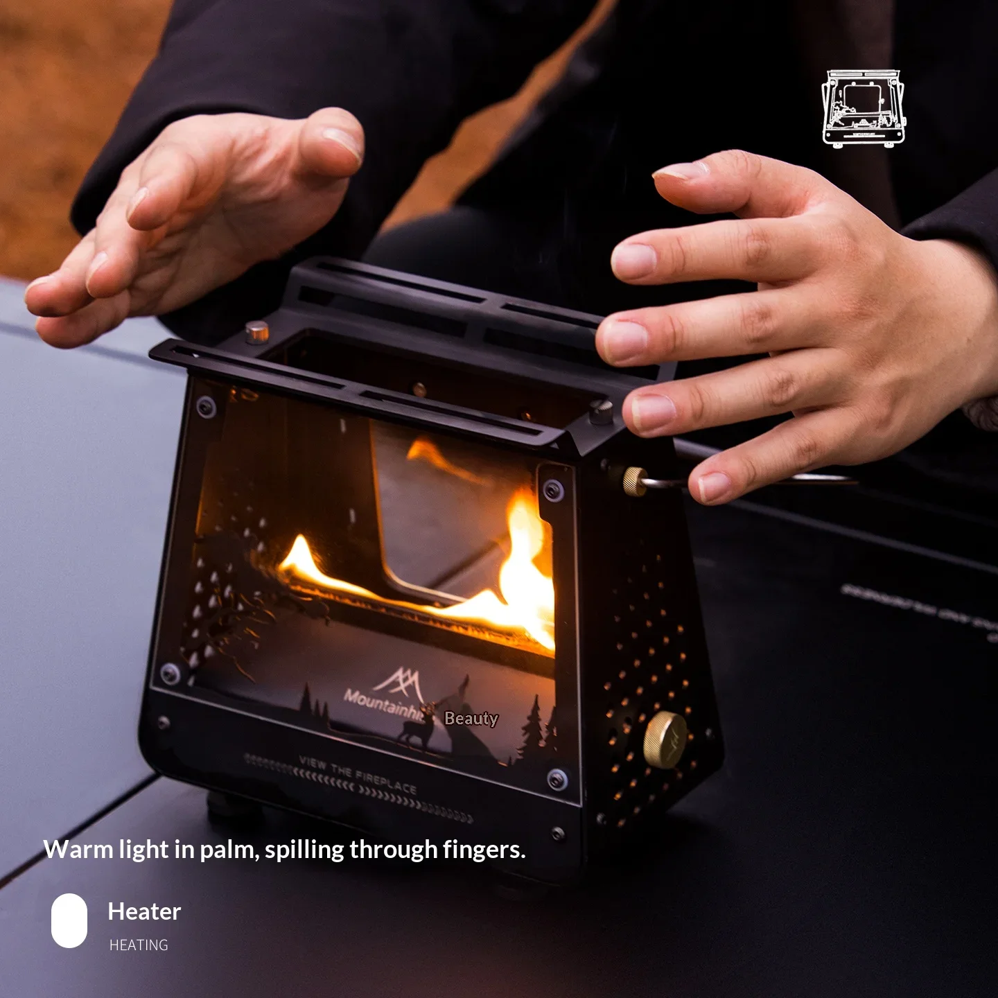 เตาแก๊สพกพา MOUNTAINHIKER สำหร - Camping Cooking Open Fire บทวิจารณ์และราคา