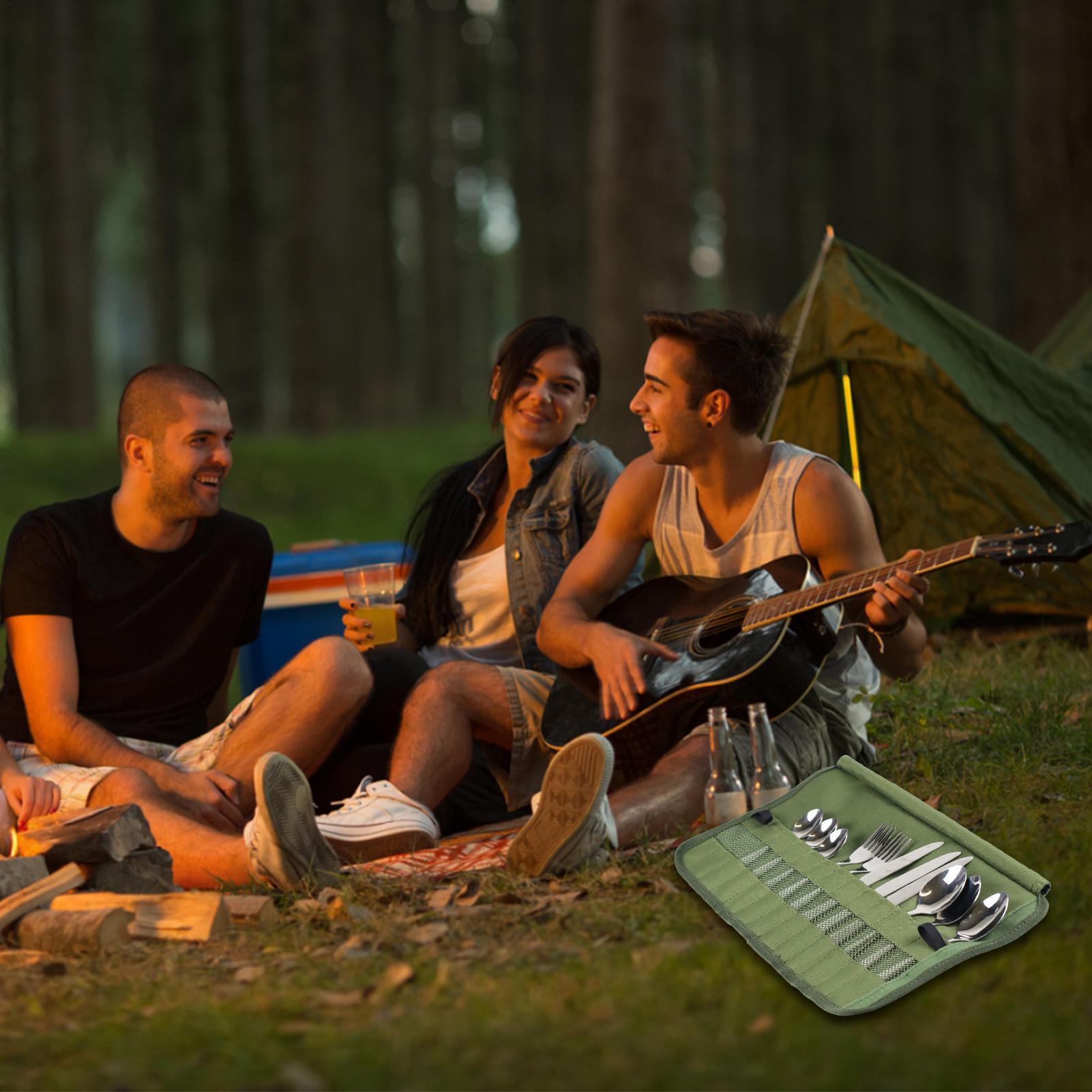 ชุดอุปกรณ์ครัวสำหรับตั้งแคมป์  - Camping Cooking Utensil Holder บทวิจารณ์และราคา