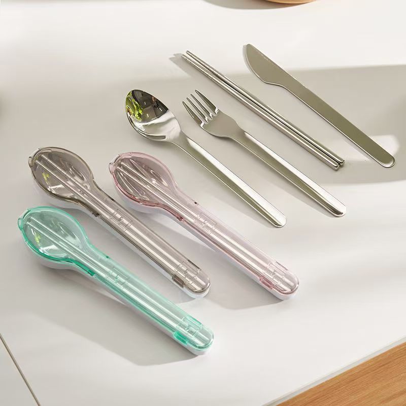 ชุดช้อนส้อมพกพาพร้อมกล่องเก็บข - Camping Cooking Knife บทวิจารณ์และราคา