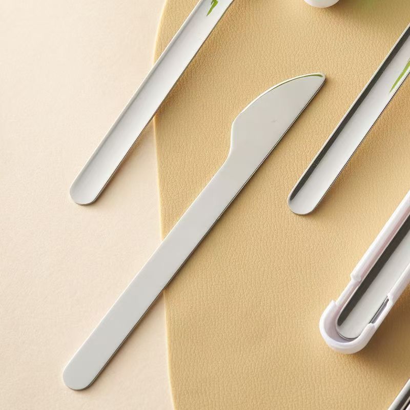 ชุดช้อนส้อมพกพาพร้อมกล่องเก็บข - Camping Cooking Knife บทวิจารณ์และราคา