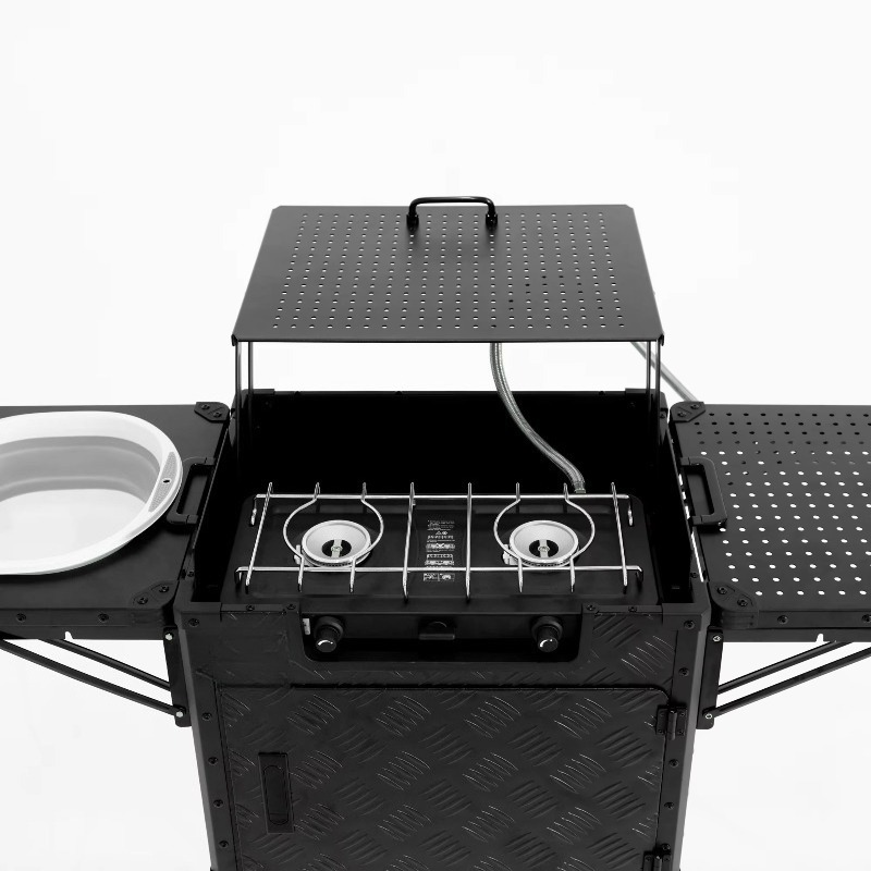 ระบบครัวแคมป์ปิ้งแบบพับได้สำหร - Camping Cooking Table Foldable บทวิจารณ์และราคา