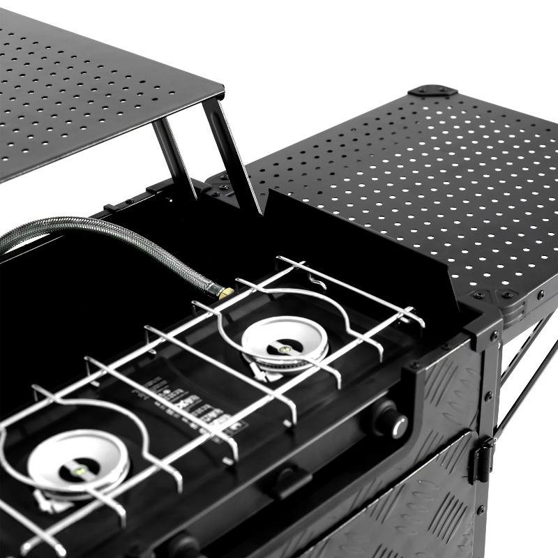 ระบบครัวแคมป์ปิ้งแบบพับได้สำหร - Camping Cooking Table Foldable บทวิจารณ์และราคา