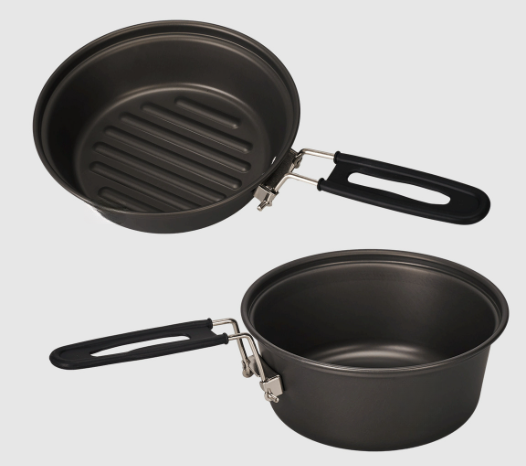 ชุดเครื่องครัวแคมป์ปิ้งอลูมิเน - Camping Lightweight Cooking Pot บทวิจารณ์และราคา