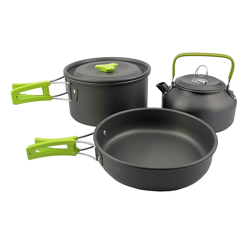 กลางแจ้งหม้อกระทะกาต้มน้ําชุดเ - Camping Cooking Kettle บทวิจารณ์และราคา