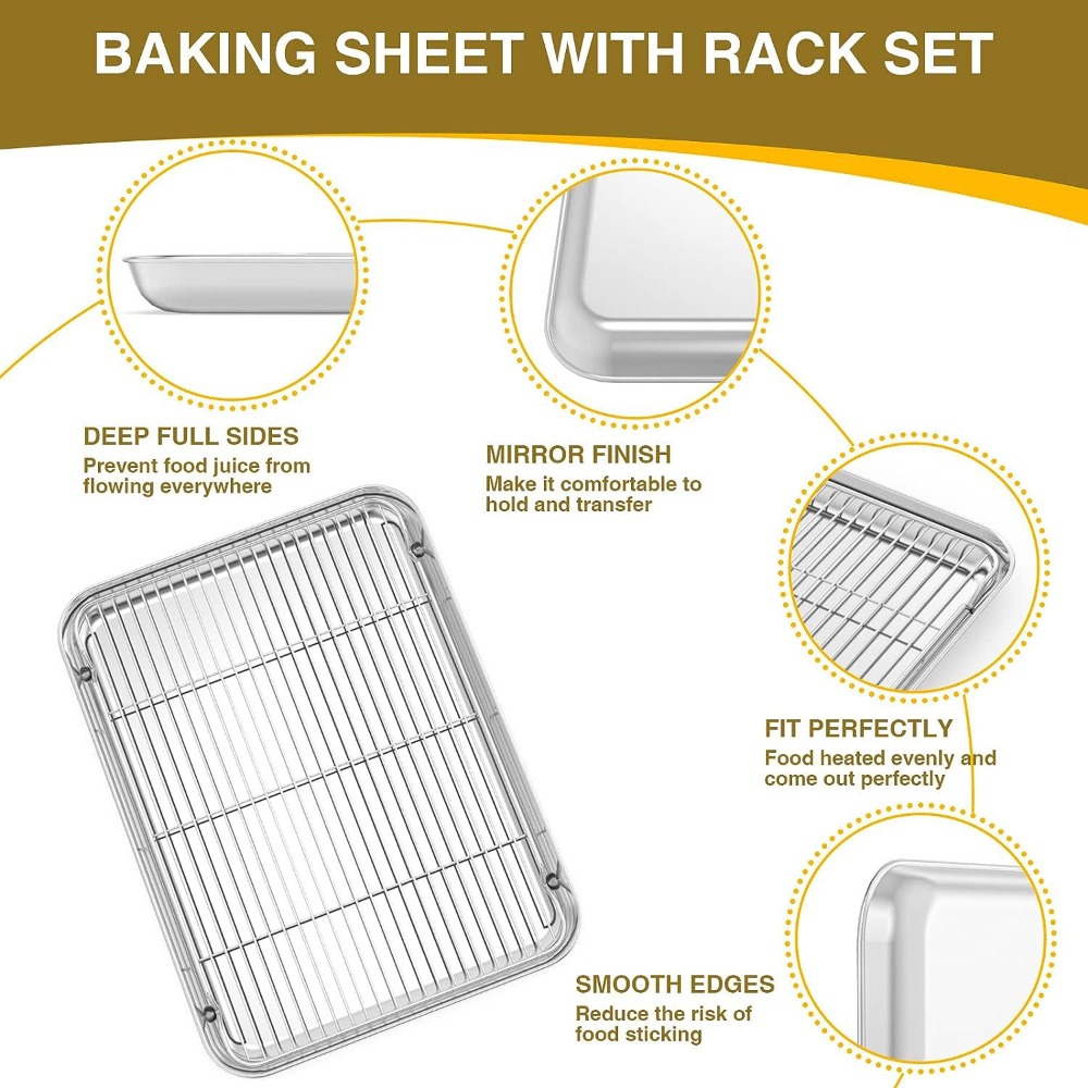 ถาดอบอเนกประสงค์พร้อมตะแกรงลวด - Camping Cooking Plate บทวิจารณ์และราคา