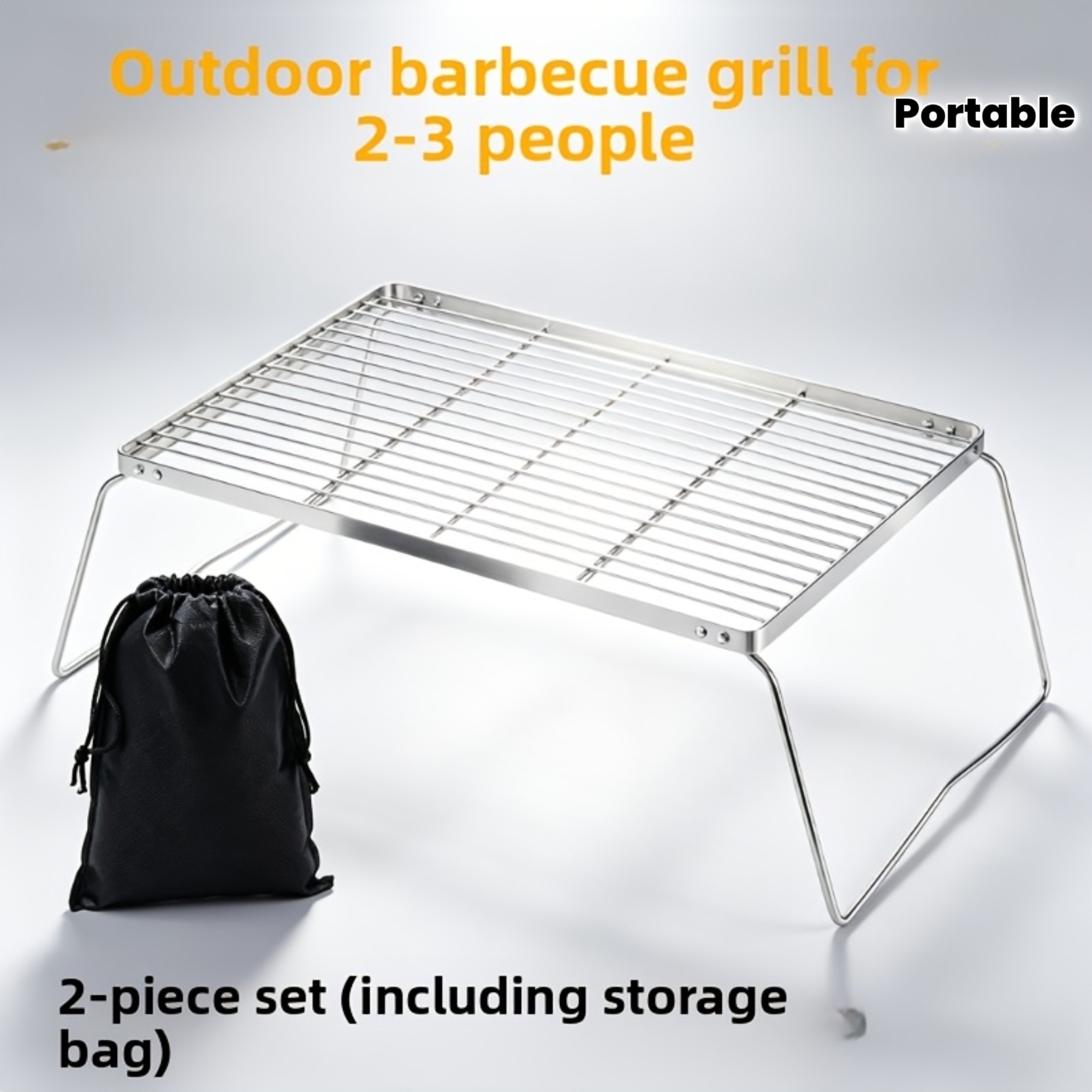 ขาตั้งเตาแคมป์แบบพับได้สแตนเลส - Camping Cooking Lightweight บทวิจารณ์และราคา