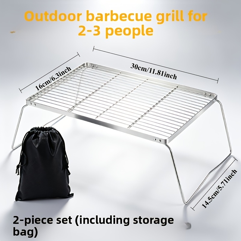 ขาตั้งเตาแคมป์แบบพับได้สแตนเลส - Camping Cooking Lightweight บทวิจารณ์และราคา