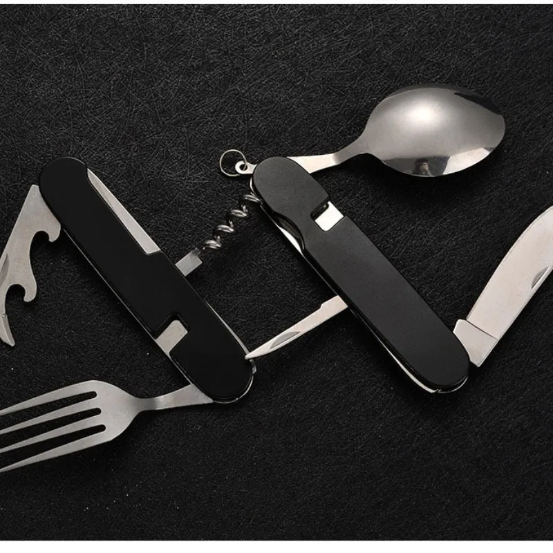 4 in 1 พับบนโต๊ะอาหารที่ถอดออก - Camping Cooking Knife บทวิจารณ์และราคา
