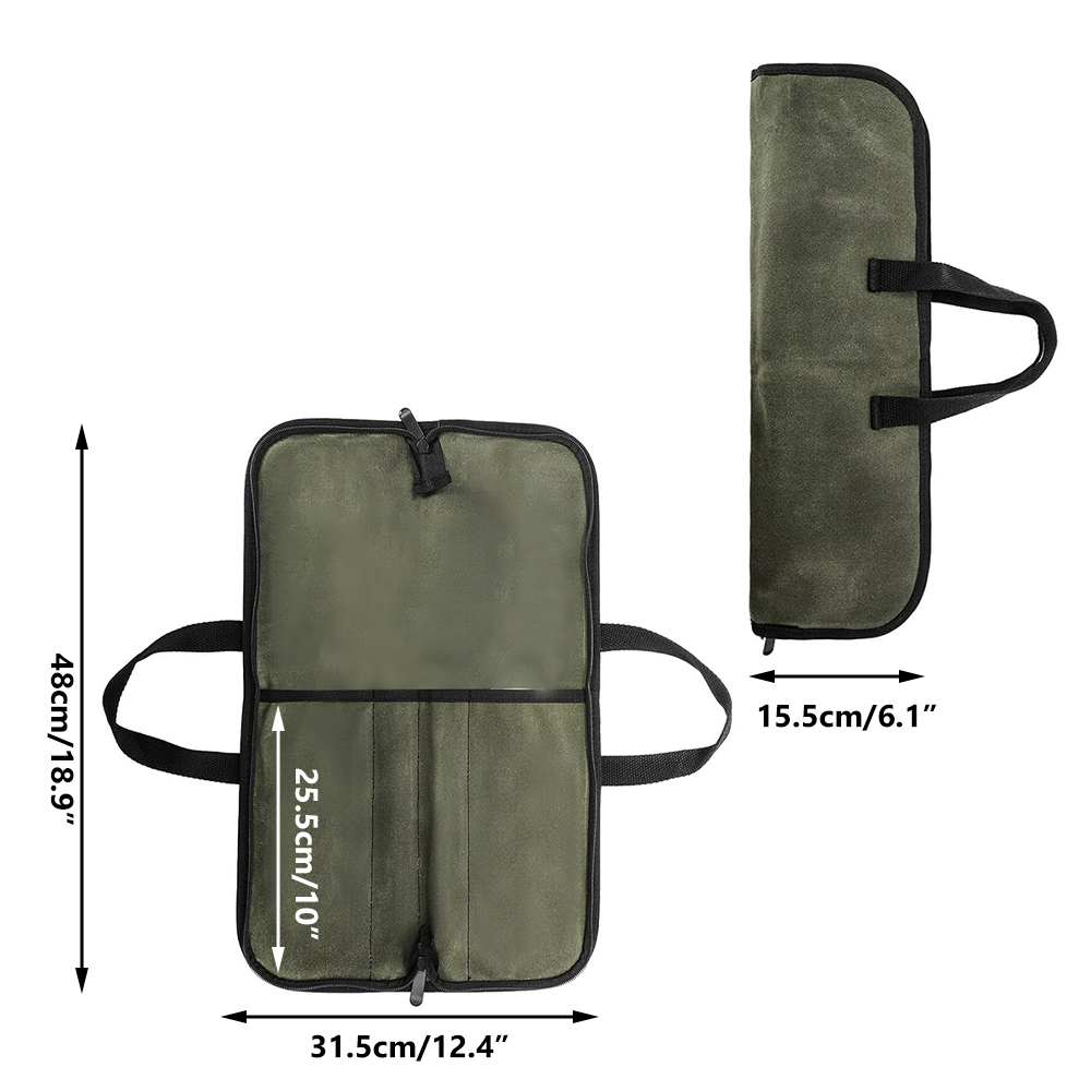 กระเป๋าใส่มีดผ้าแคนวาสเคลือบแว - Camping Cooking Knife บทวิจารณ์และราคา