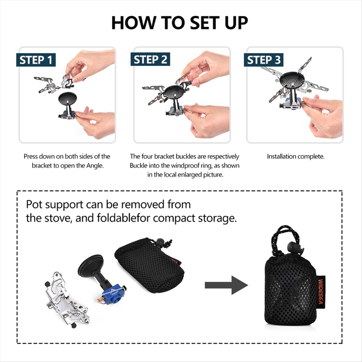 เตาแก๊สปิกนิกกลางแจ้ง ABJV 330 - Camping Cooking With Gas บทวิจารณ์และราคา