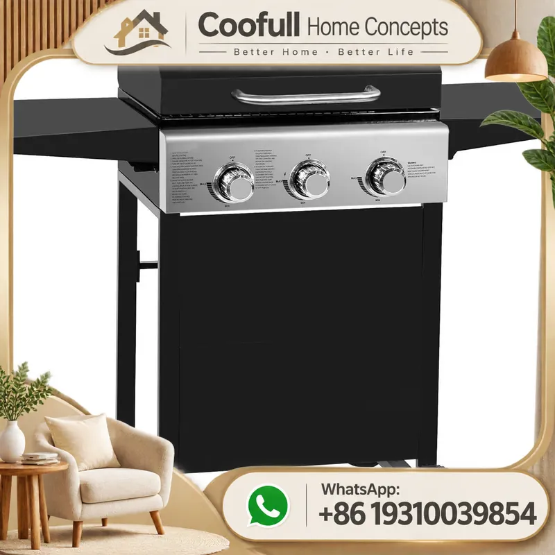 เตาย่างแก๊สโพรเพนพร้อมเตาข้าง  - Camping Cooking Table Foldable บทวิจารณ์และราคา
