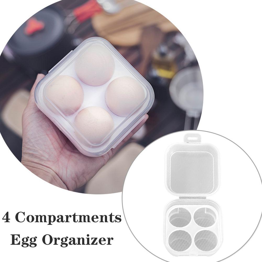กล่องเก็บไข่แบบ 4 ช่อง กล่องใส - Camping Cooking Utensil Holder บทวิจารณ์และราคา