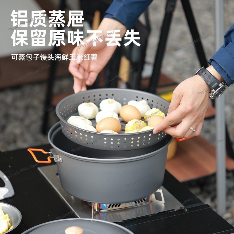 หม้อทำอาหารกลางแจ้ง ความจุ 7.5 - Camping Cooking Pot Large บทวิจารณ์และราคา