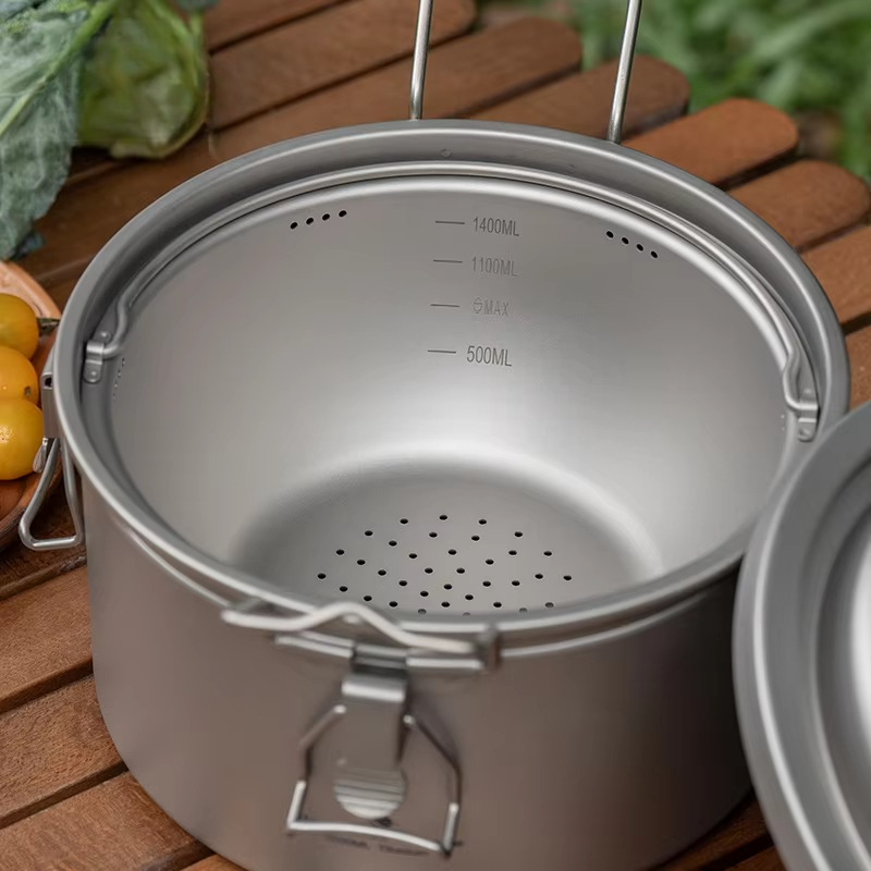 หม้อหุงข้าวสำหรับตั้งแคมป์กลาง - Camping Cooking Pot Large บทวิจารณ์และราคา
