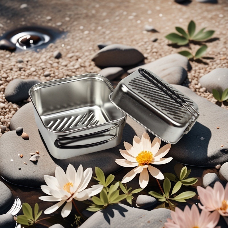 ชุดหม้อทำอาหารกลางแจ้งสแตนเลสส - Camping Lightweight Cooking Pot บทวิจารณ์และราคา